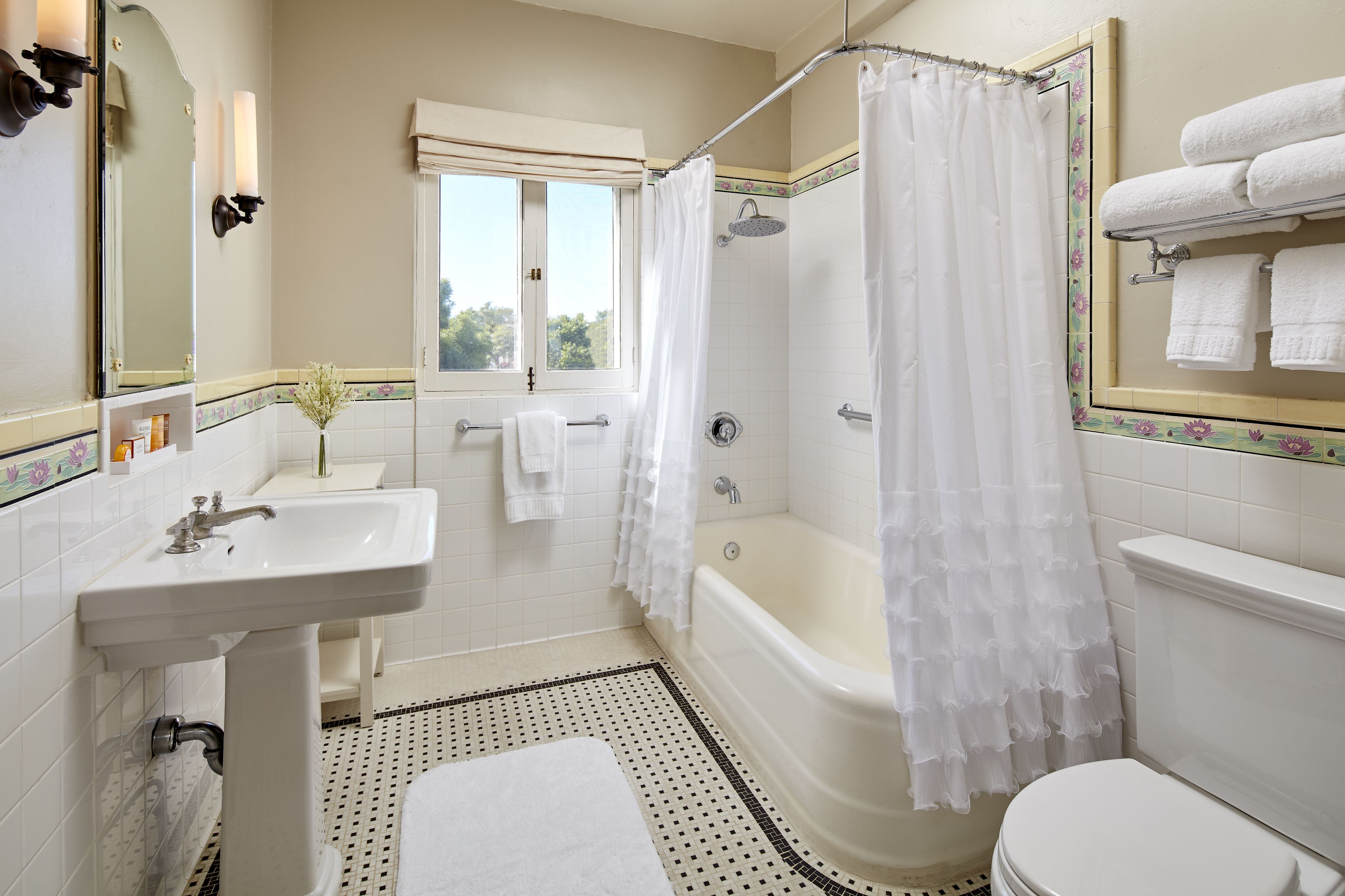 room (lurline) | bathroom | designer toiletries, hair dryer, bathrobes, towels