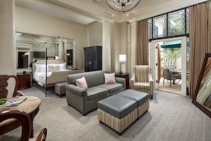 Premium bedding, individually decorated, individually furnished, desk