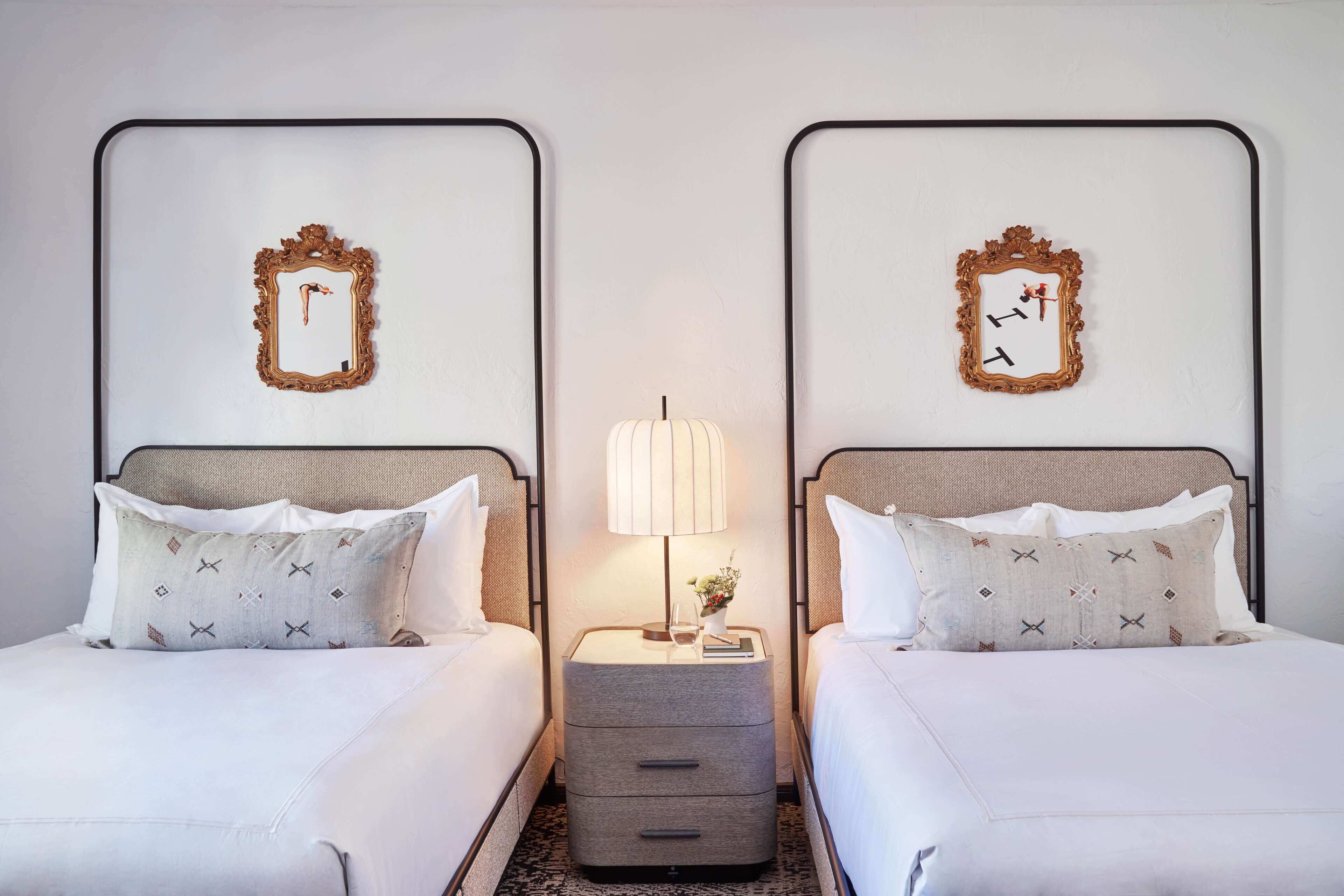 Standardværelse - 2 queensize-senge | Egyptiske bomuldslagner, premium-sengetøj, dundyner