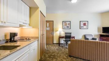 Premium bedding, pillow-top beds, in-room safe, desk