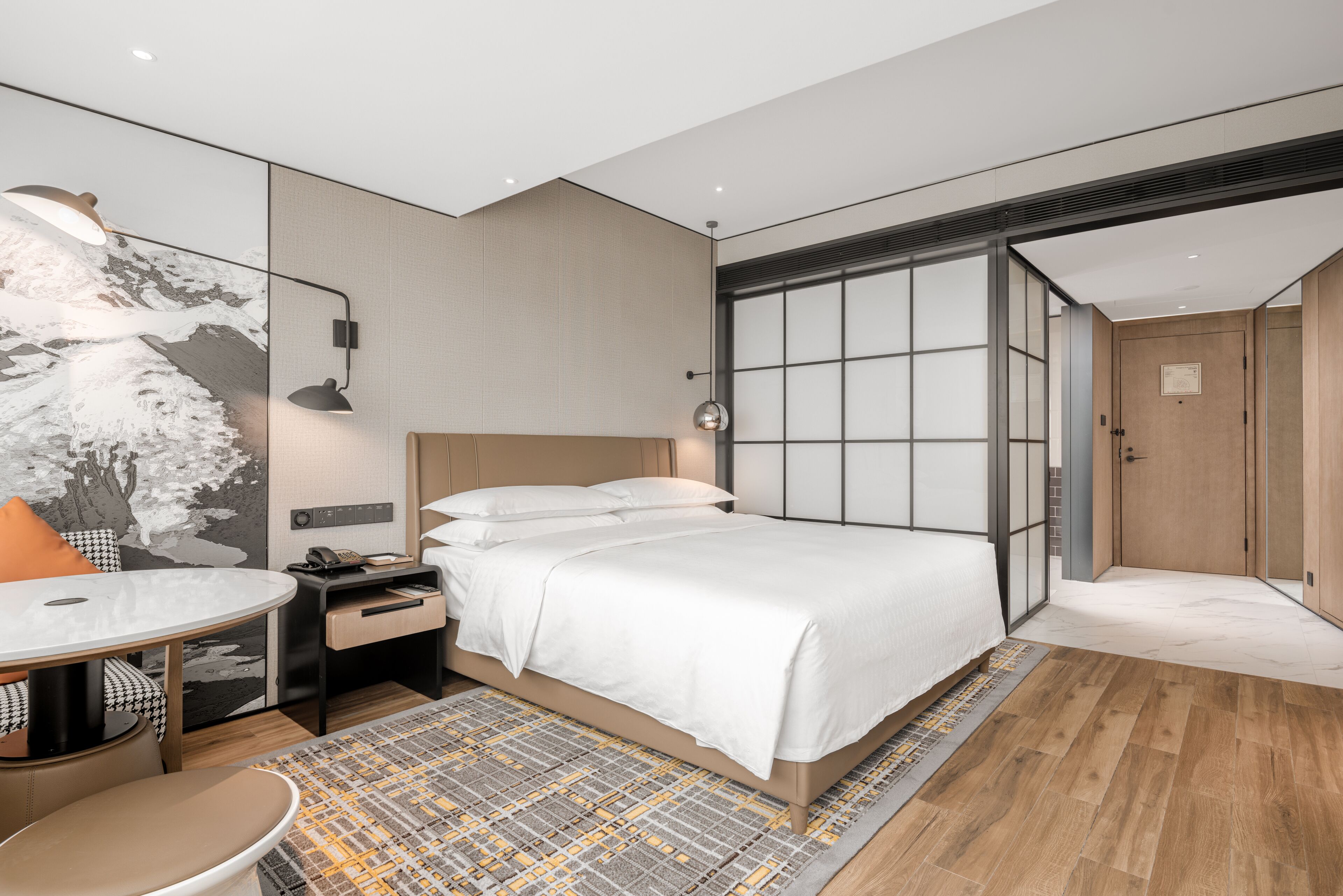 Quarto luxo, 1 cama King, vista para a cidade | Vista do quarto