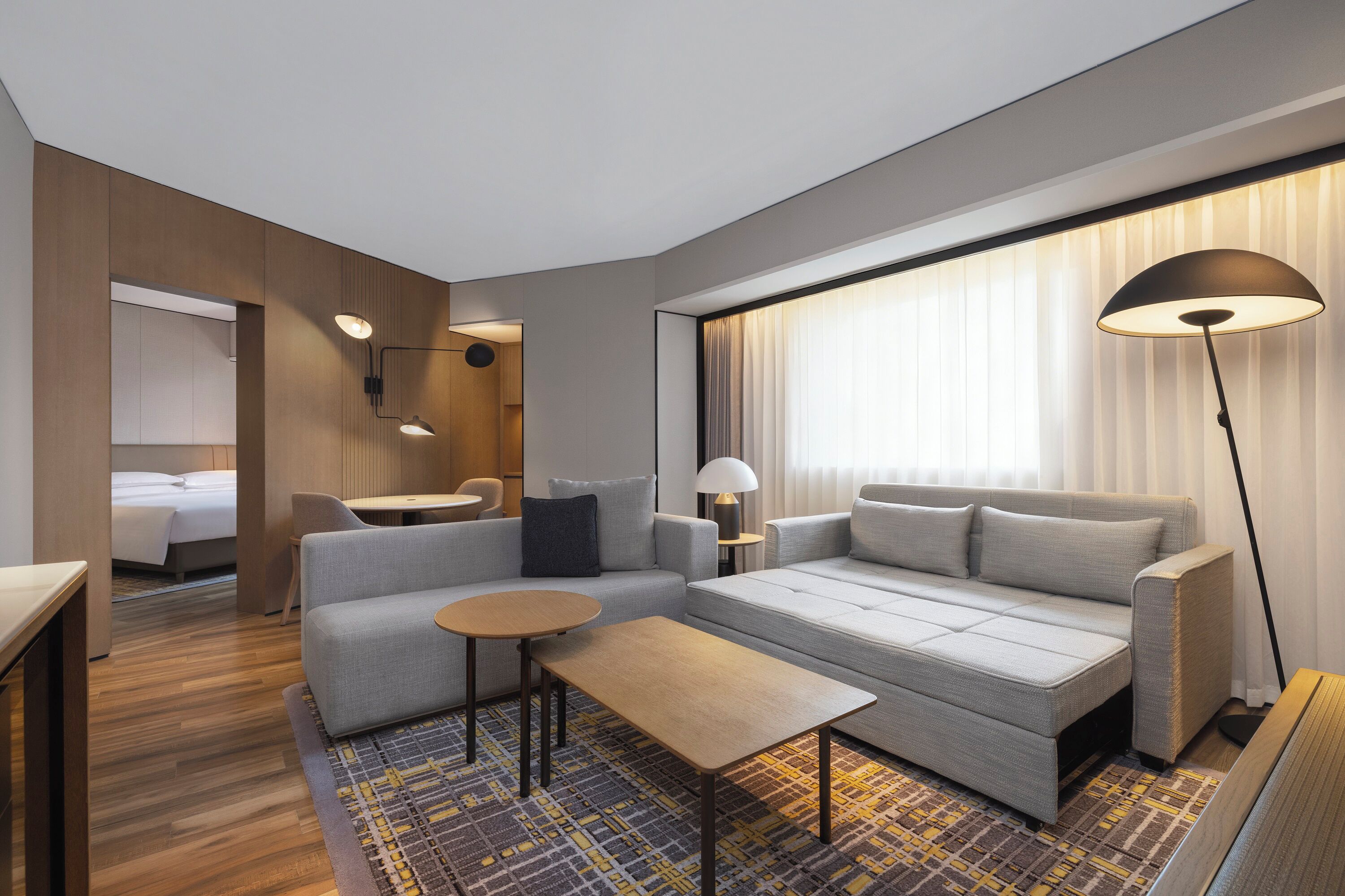 Club Studio Suite, 1 Bedroom | Minibar, in-room safe, blackout drapes, iron/ironing board