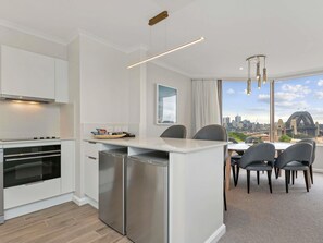 Deluxe Apartment, 2 Bedrooms, Harbor View (2 King Beds) | Minibar, in-room safe, blackout drapes, iron/ironing board - The Sebel Quay West Suites Sydney (The Rocks)