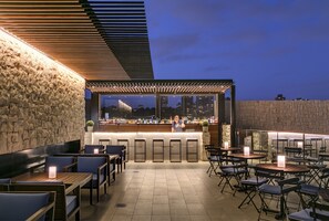 Rooftop bar, ocean views, open select days