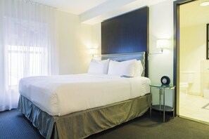 Premium bedding, pillowtop beds, in-room safe, desk