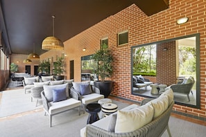Sala de estar en el lobby