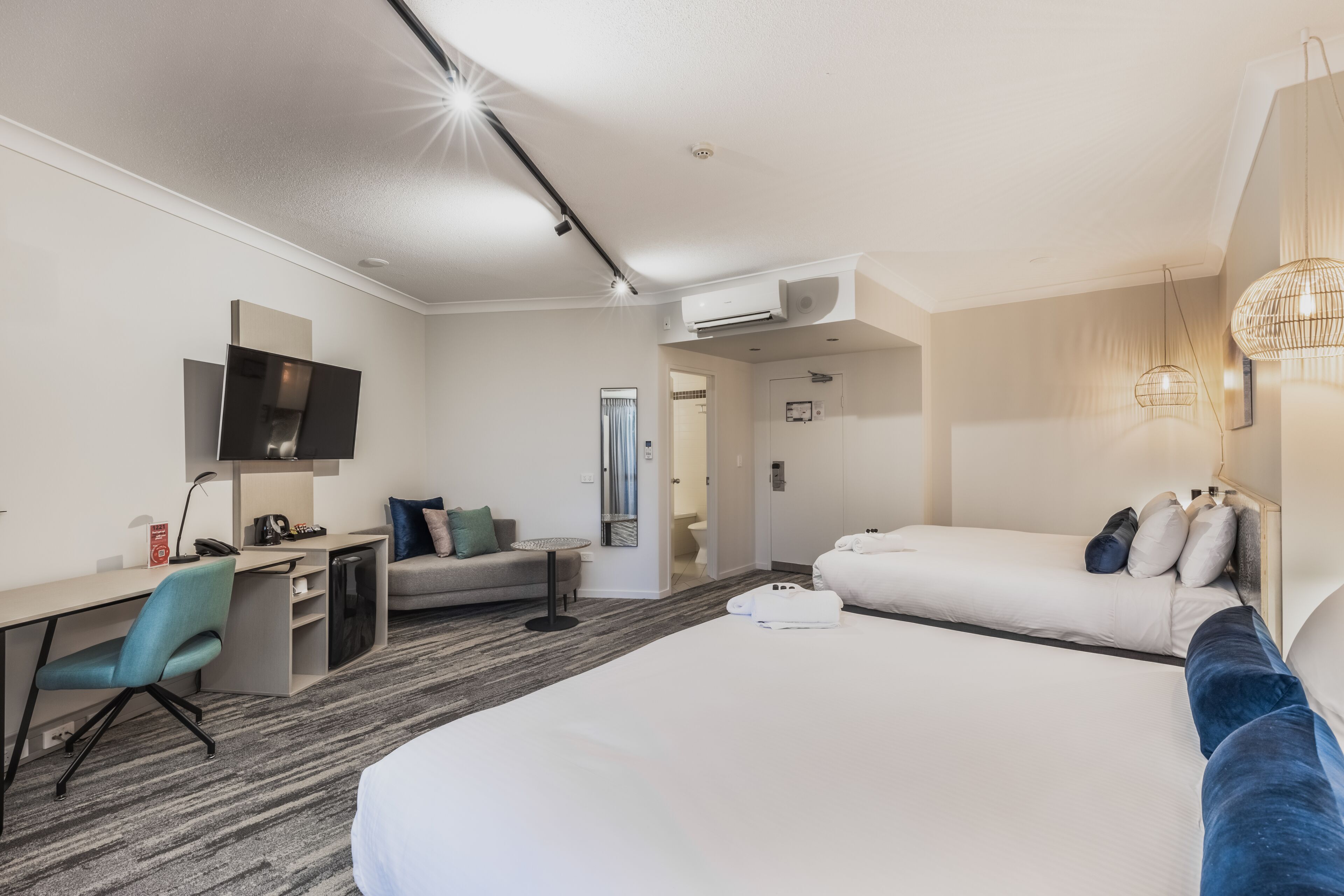 studio family | in-room safe, soundproofing, iron/ironing board, free wifi