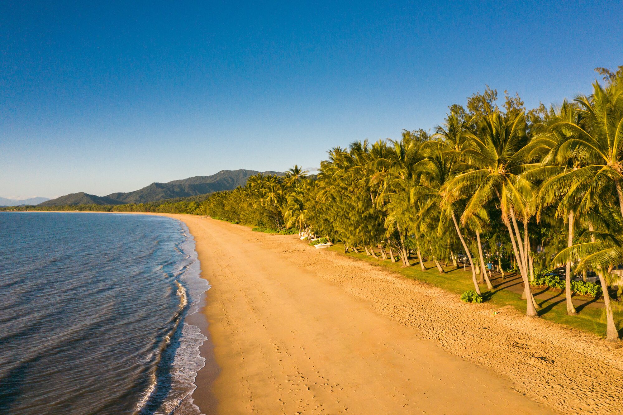 On the beach, beach towels