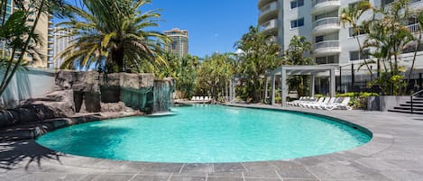 Außenpool, geöffnet von 07:00 Uhr bis 21:00 Uhr, Liegestühle