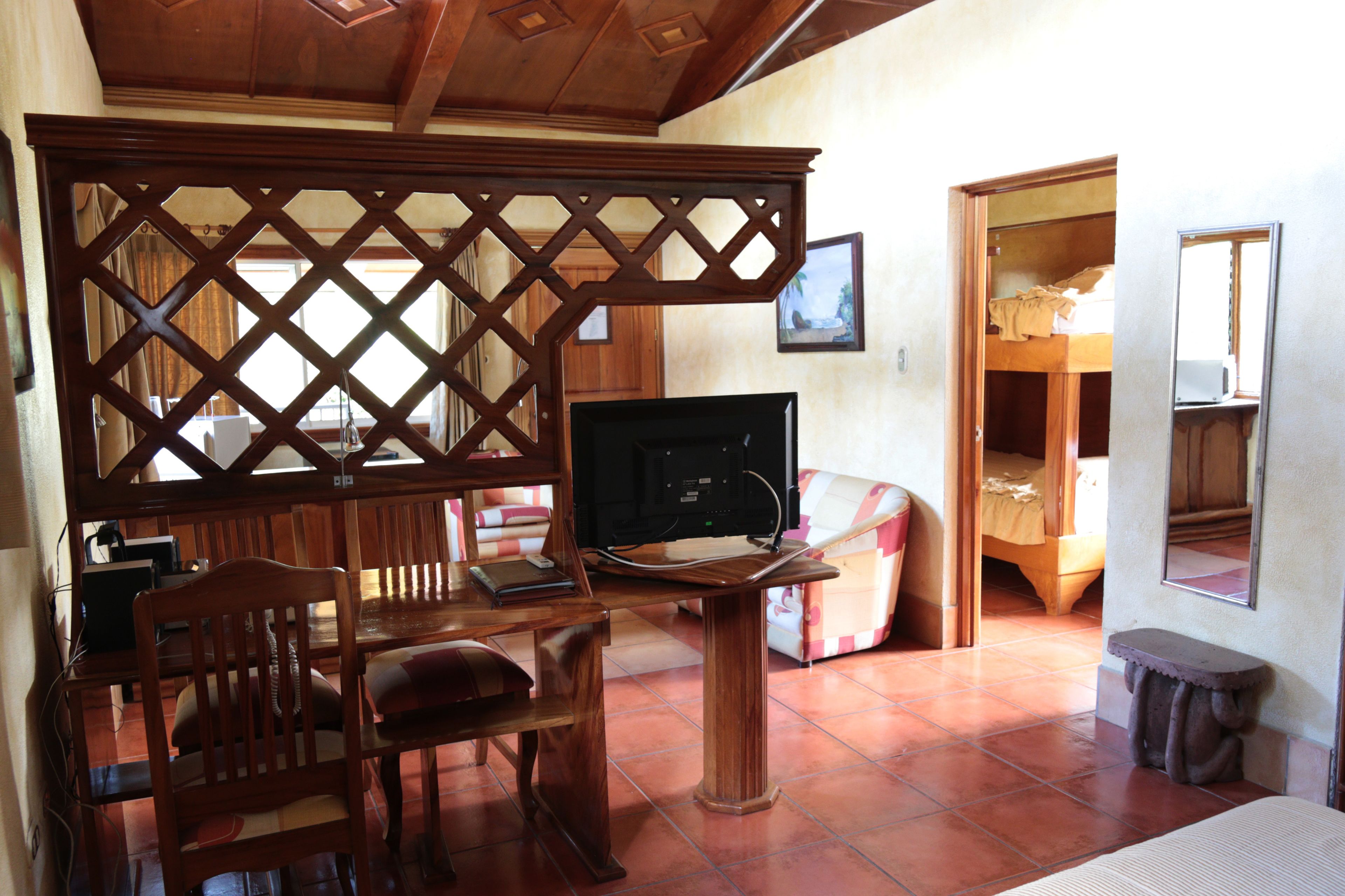 villa, 2 bedrooms, kitchenette | living room | tv