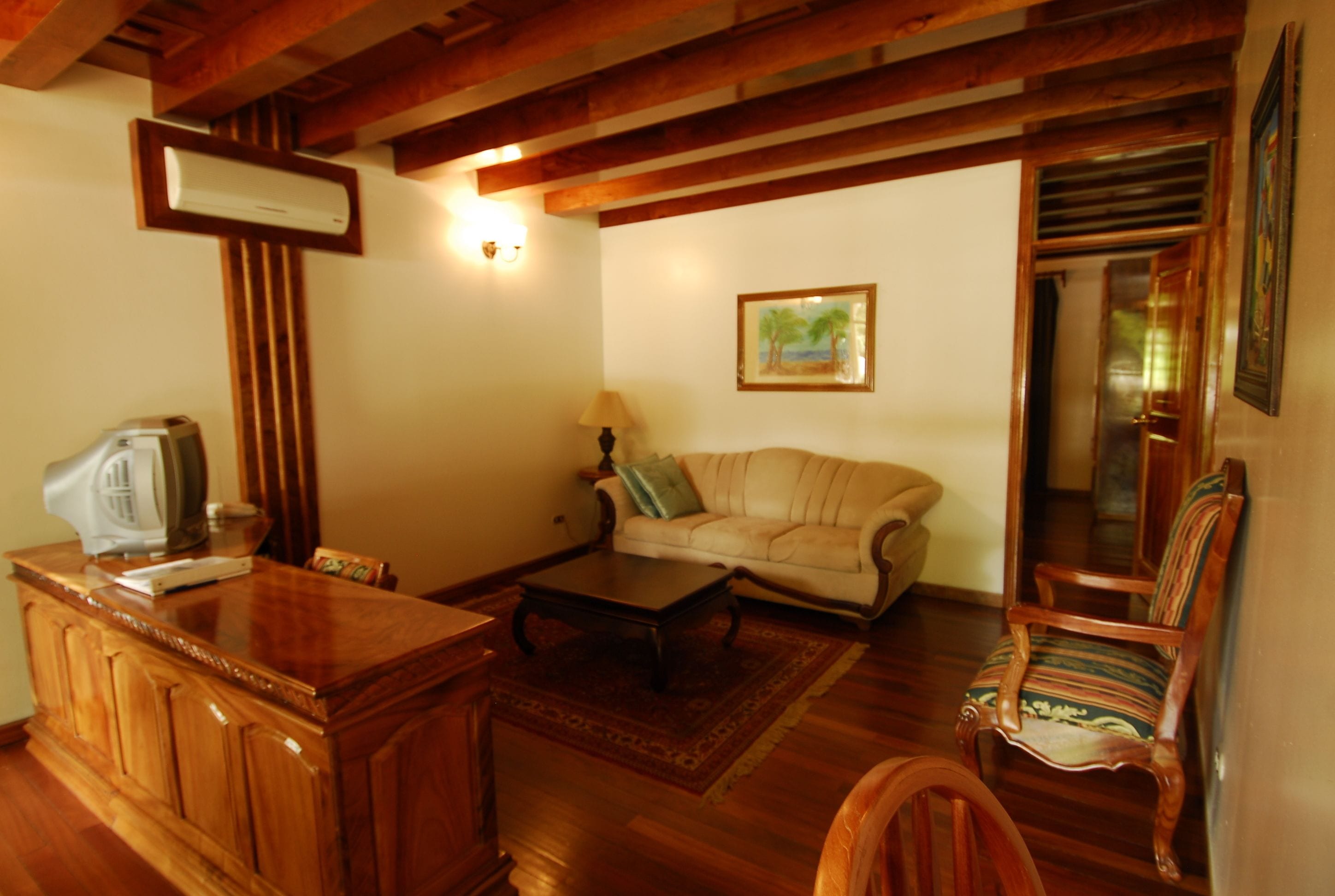 villa, 2 bedrooms, kitchenette | living area | tv