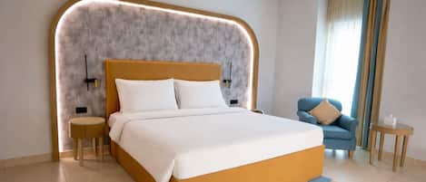 Minibar, coffre-fort, bureau, systĂšme dâinsonorisation