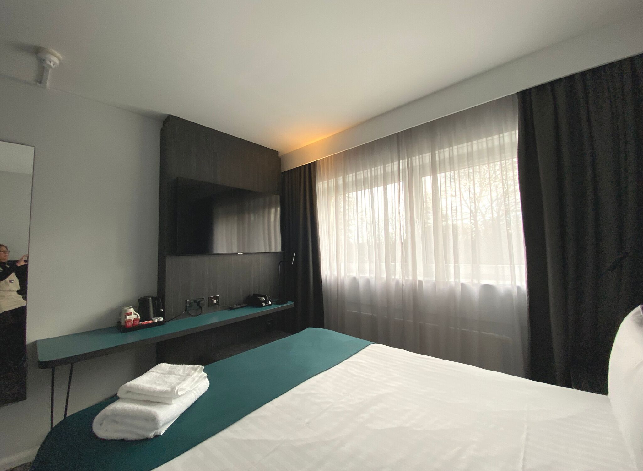 行政雙人房 | 書桌、熨斗/熨衣板、免費無線上網、床單