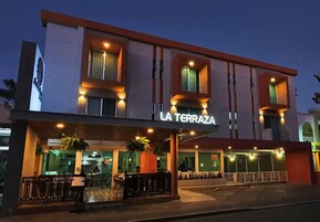 Front of property – evening/night