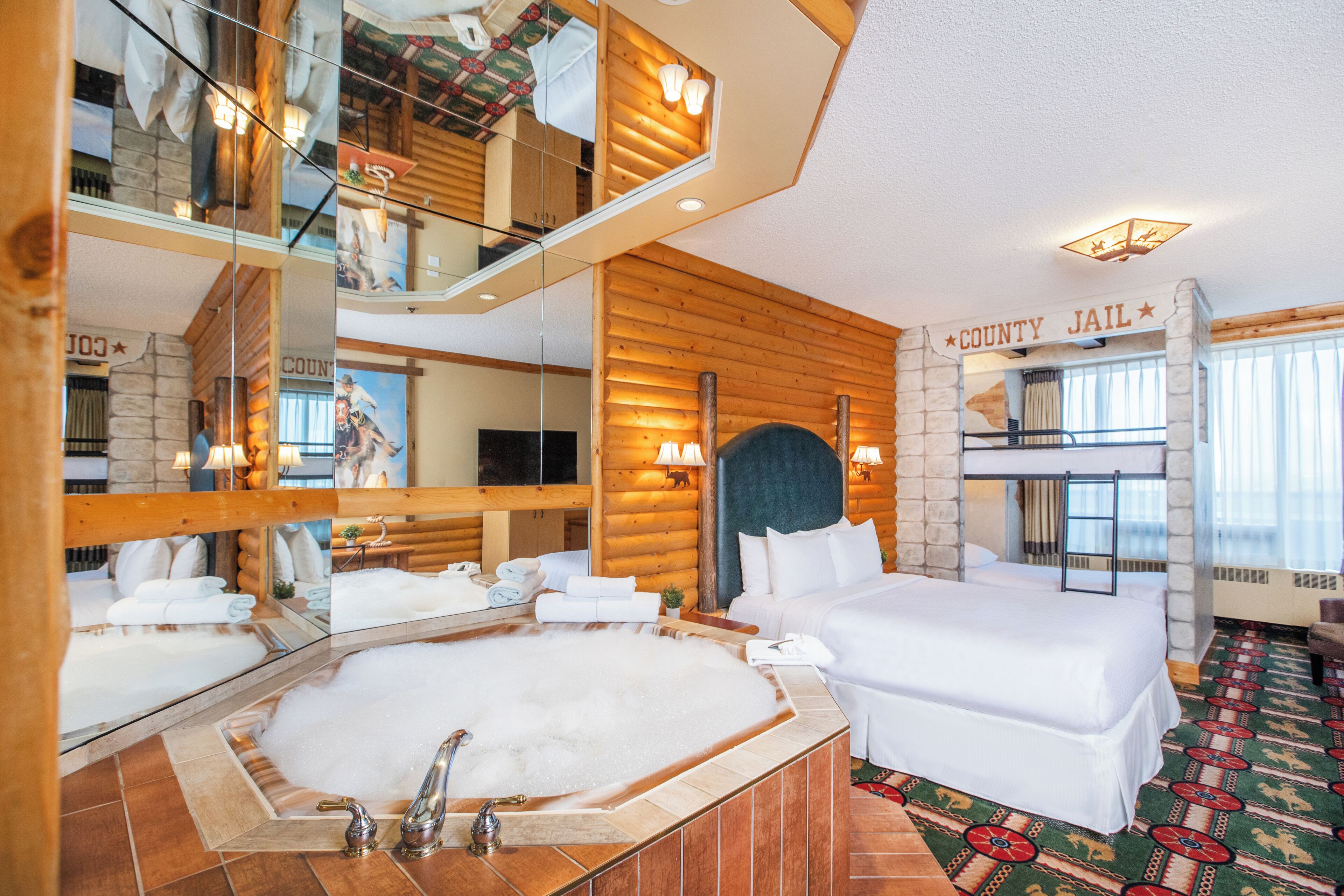 Room, Multiple Beds | In-room safe, blackout curtains, iron/ironing board