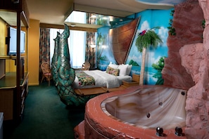 Room (Polynesian Family Theme Room) | In-room safe, blackout drapes, iron/ironing board, free WiFi - Fantasyland Hotel (Edmonton)