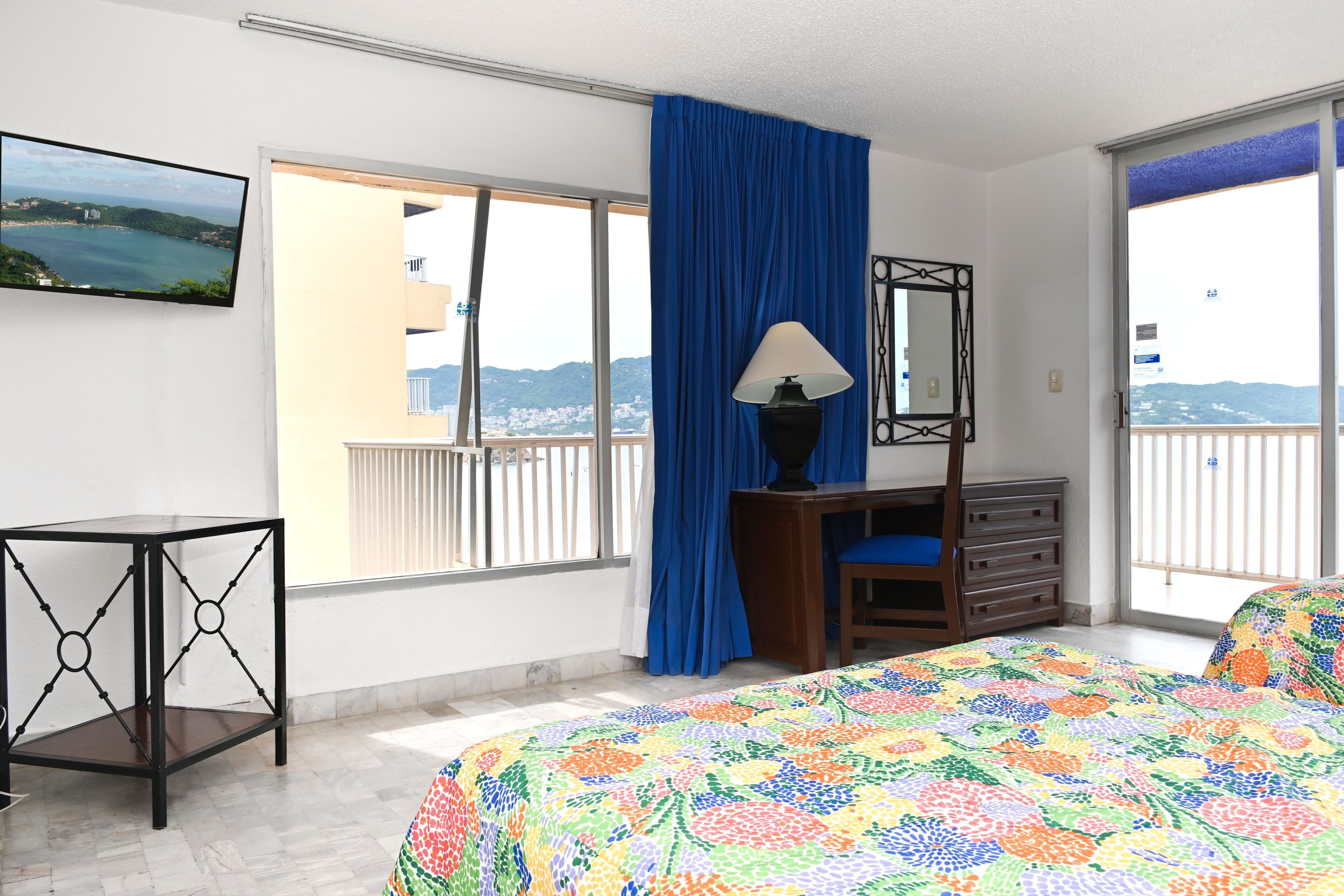 In-room safe, desk, laptop workspace, blackout curtains