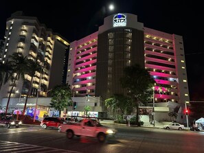 Front of property - evening/night
