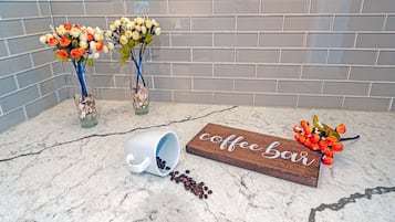 Enjoy a warm cup at the in-room coffee bar, complete with a convenient coffee station.