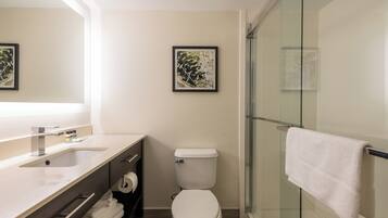 Suite Deluxe, 1 chambre, non-fumeur, coin cuisine | Salle de bain