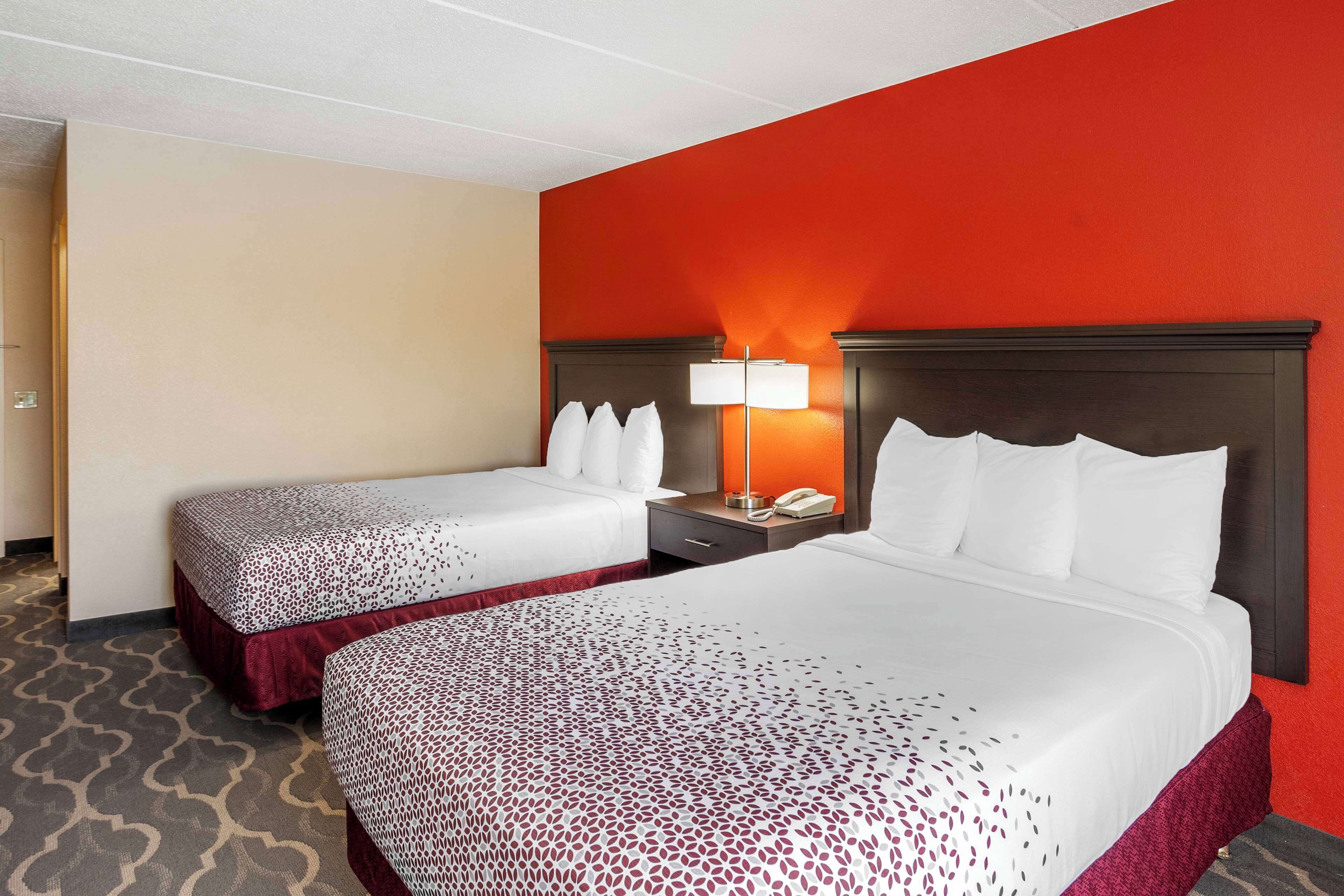 standard room, 2 double beds, non smoking (larger room;no pets in room type) | laptop workspace, blackout curtains, iron/ironing board