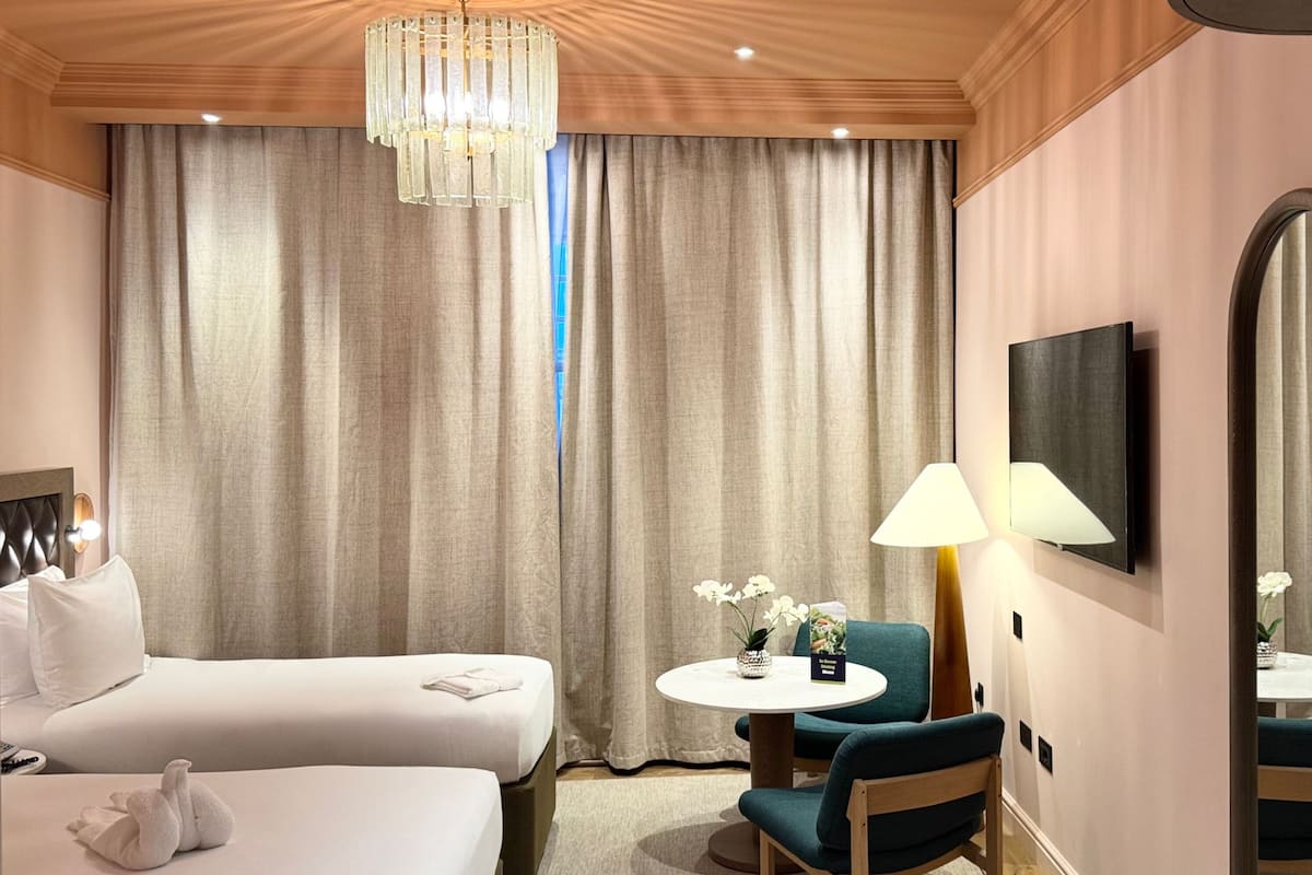 Family Room, 1 Double Bed | Egyptian cotton sheets, premium bedding, in-room safe, blackout drapes