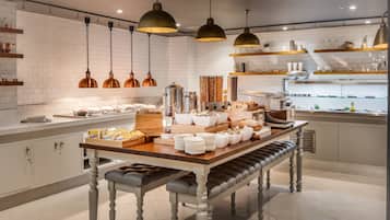 Daily buffet breakfast (GBP 15 per person)