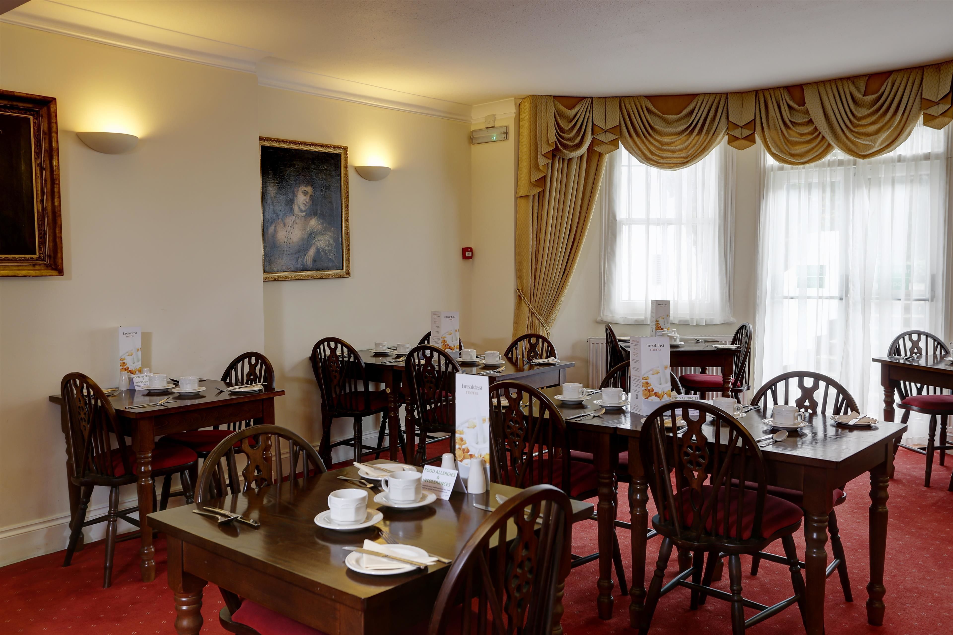 daily english breakfast (gbp 12.95 per person)