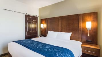 1 chambre, literie de qualité supérieure, bureau, rideaux occultants