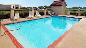 Seasonal outdoor pool
