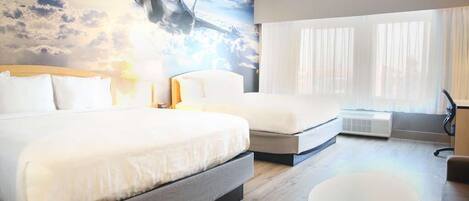 Standard Room, 2 Queen Beds | 1 bedroom, premium bedding, down comforters, Select Comfort beds