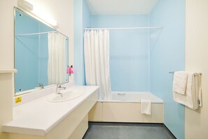 Sèche-cheveux, serviettes fournies