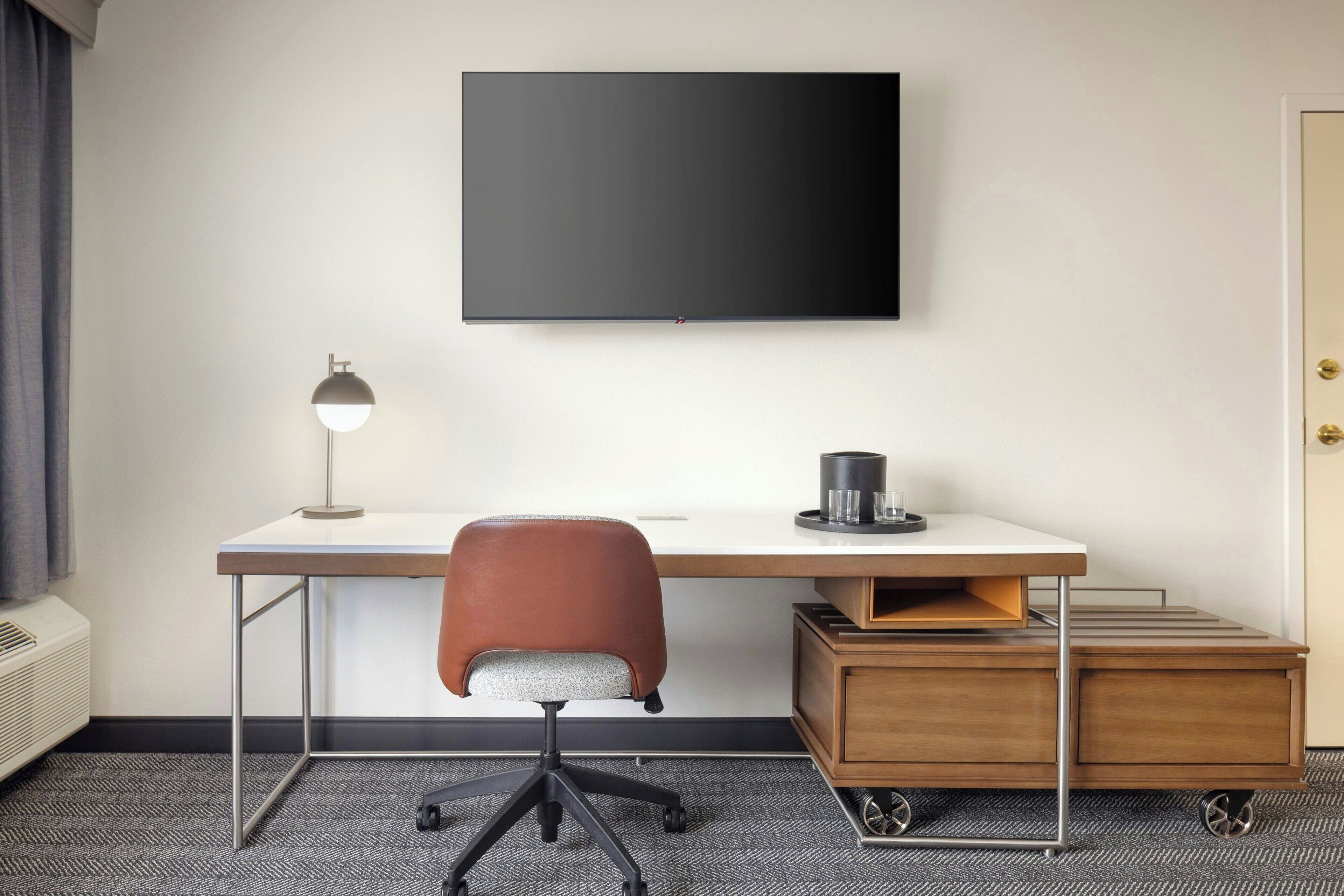 premium bedding, in-room safe, desk, iron/ironing board