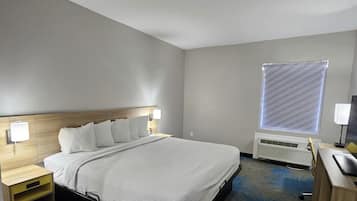 Desk, iron/ironing board, free WiFi, bed sheets