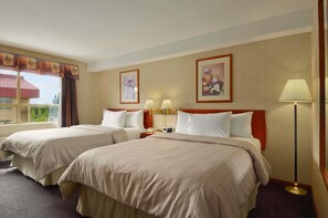 Standard Room, 2 Queen Beds | Desk, soundproofing, iron/ironing board, cribs/infant beds