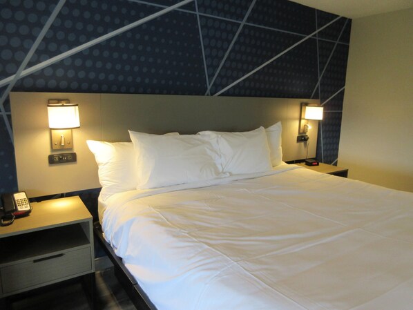 Desk, iron/ironing board, free WiFi, alarm clocks
