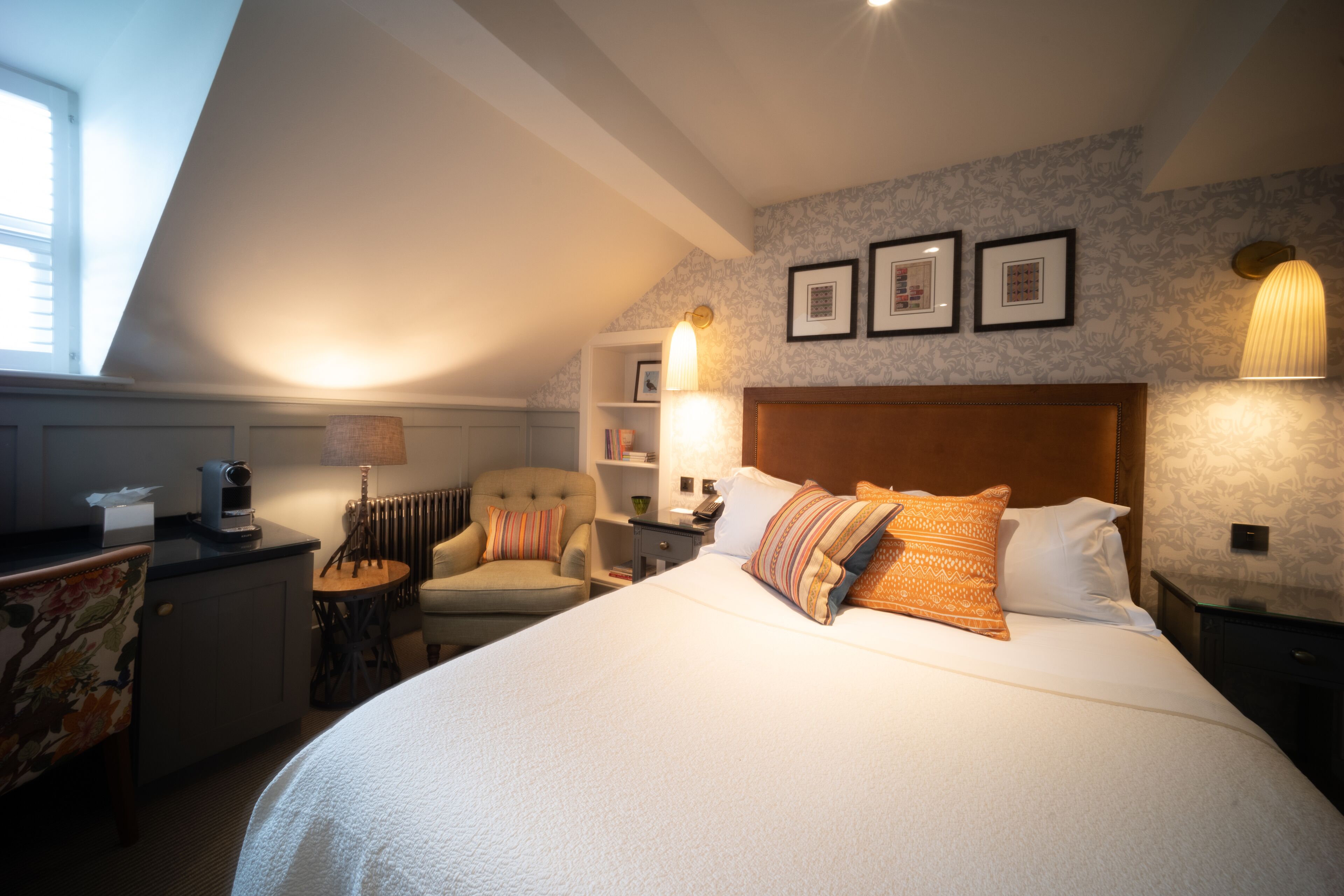 snug room | egyptian cotton sheets, premium bedding, memory-foam beds, minibar