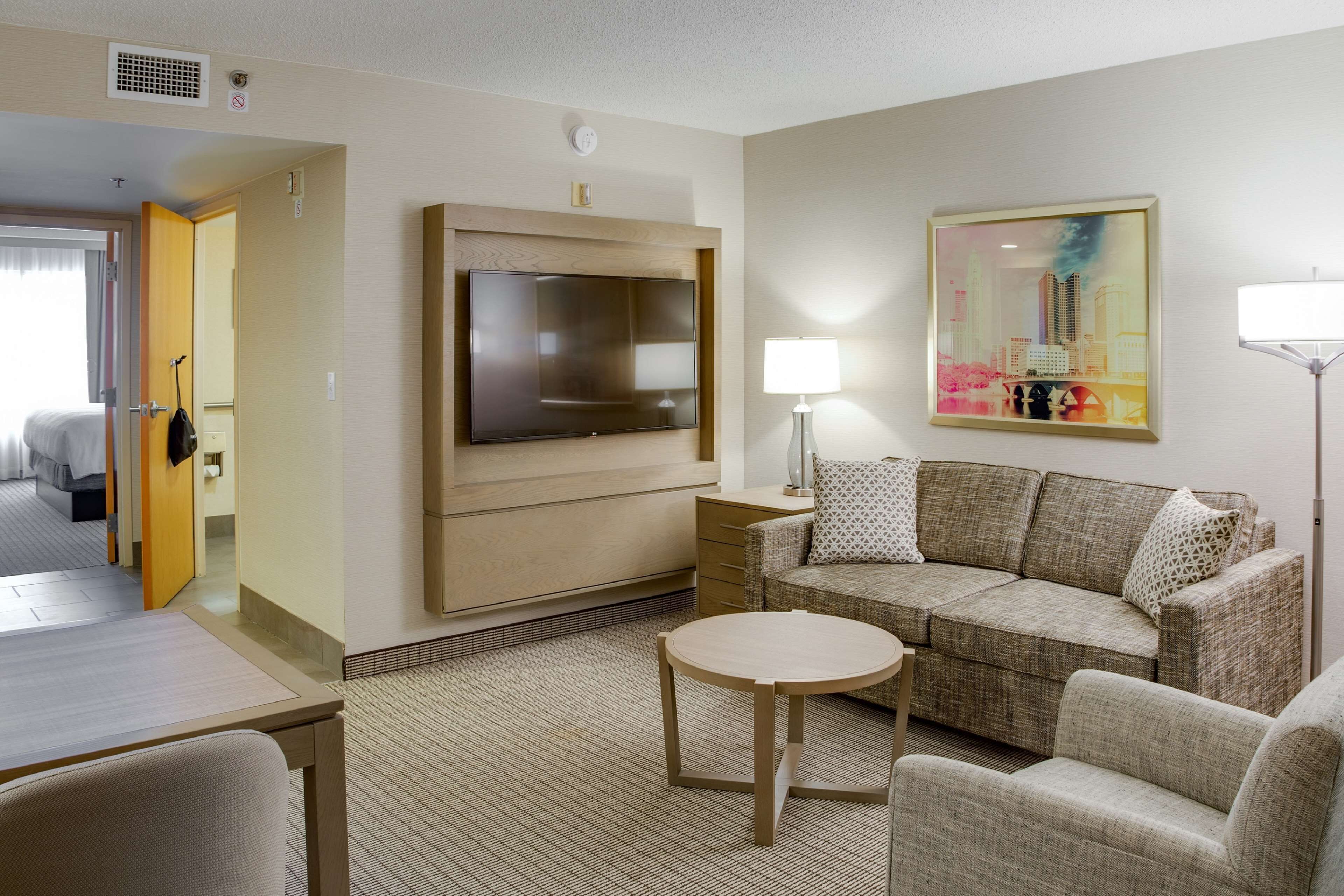 55-inch TV with cable channels