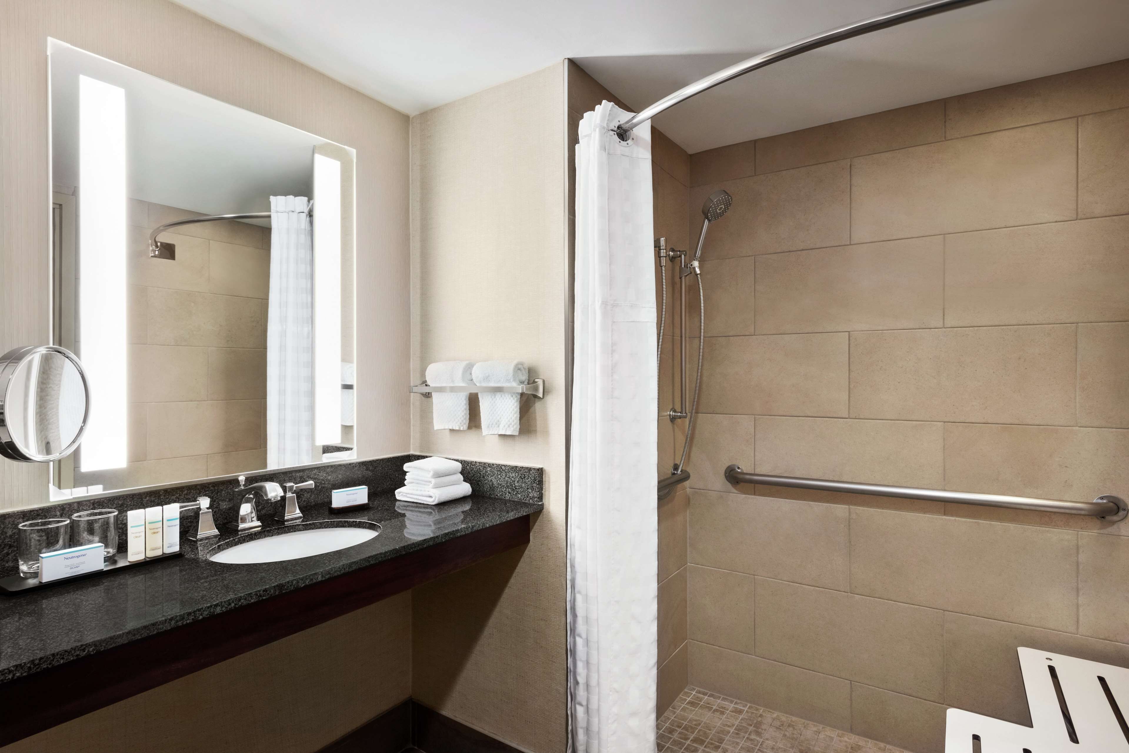 suite, 2 double beds, non smoking | bathroom shower