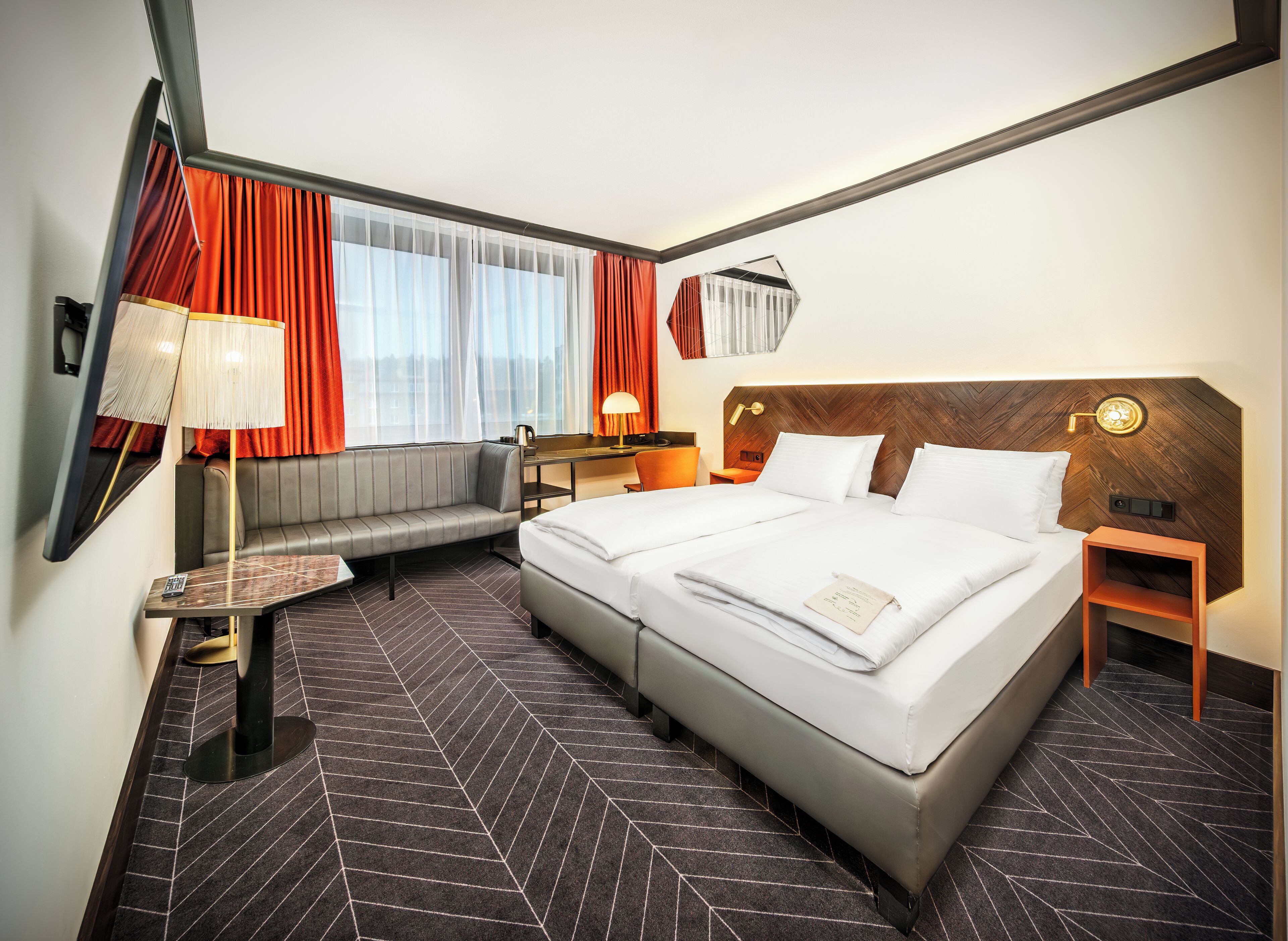 Exclusive Double Room | Hypo-allergenic bedding, in-room safe, individually decorated