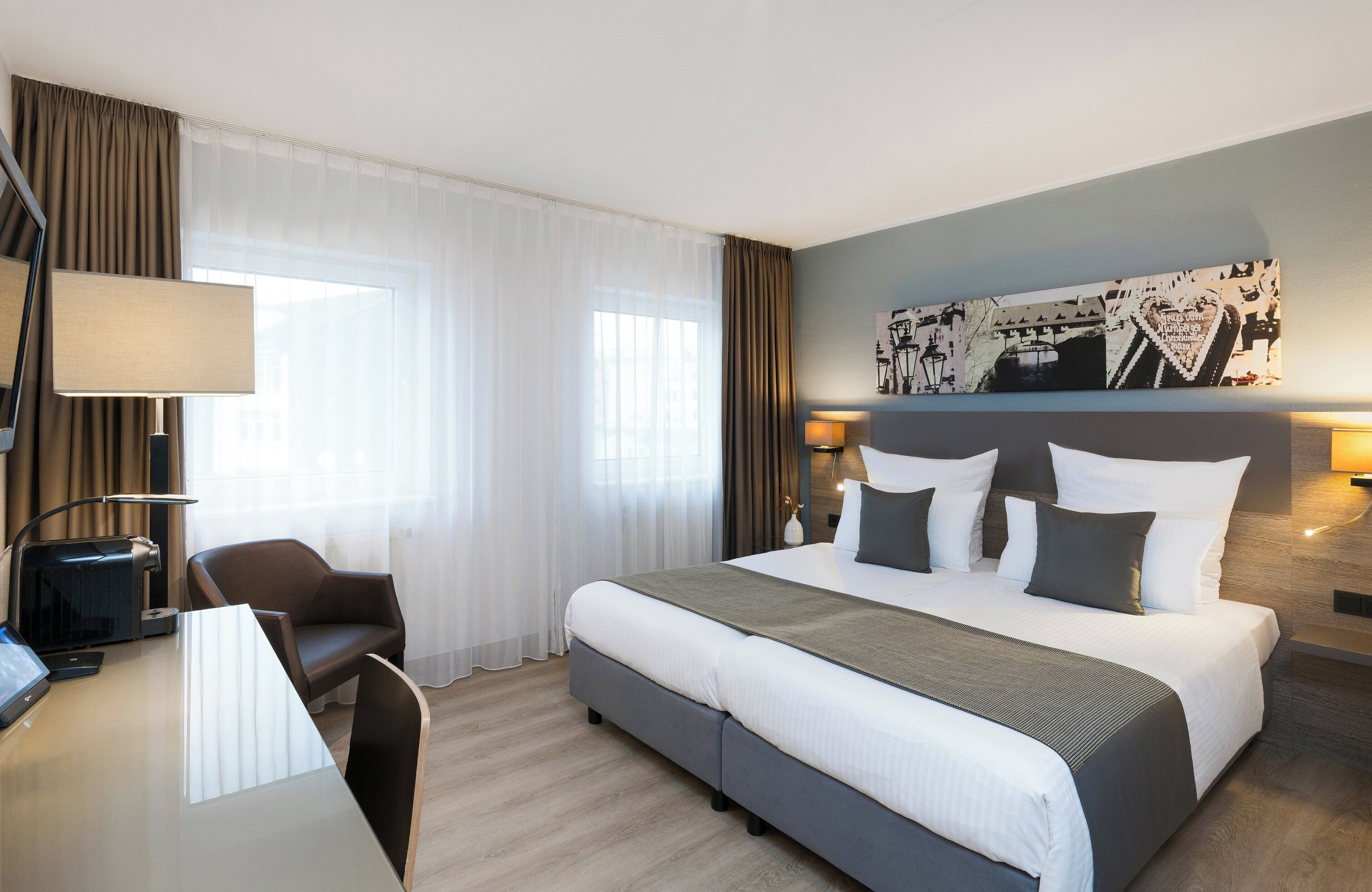 Comfort Room | In-room safe, desk, laptop workspace, iron/ironing board