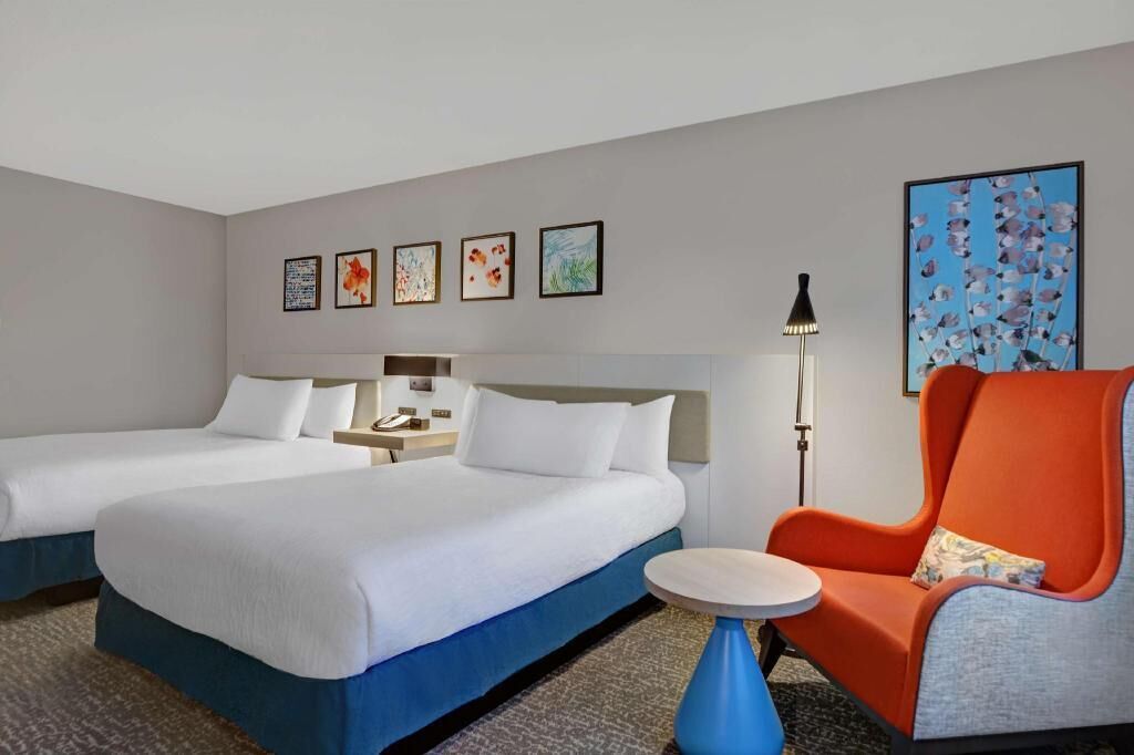 Premium bedding, down duvets, pillow-top beds, in-room safe