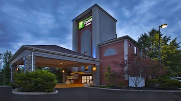 Front of property – evening/night