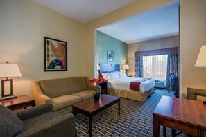 Suite, 1 King Bed | Hypo-allergenic bedding, desk, blackout drapes, iron/ironing board - Holiday Inn Express & Suites Youngstown N (Warren/Niles) by IHG (Warren)