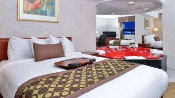 Suite, 1 Queen Bed, Non Smoking, Jetted Tub | Individually decorated, individually furnished, desk, blackout curtains