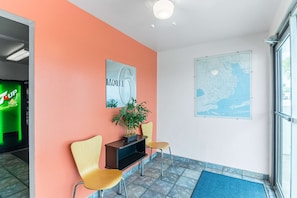 Sitteområde i lobbyen