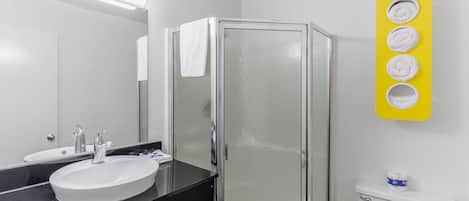 Free toiletries, towels