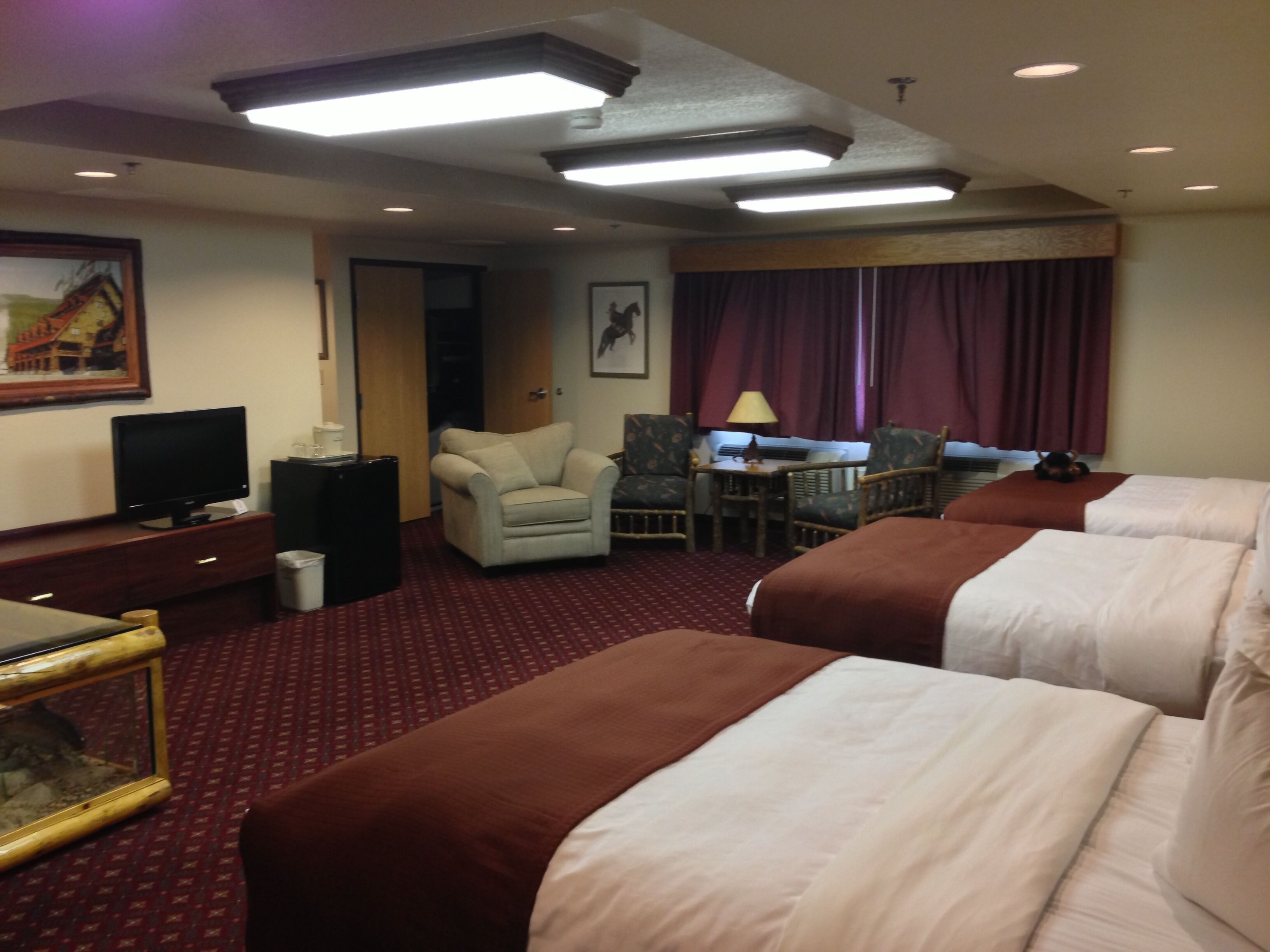 suite, multiple beds, non smoking | in-room safe, soundproofing, iron/ironing board, free wifi