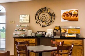 Free daily buffet breakfast 