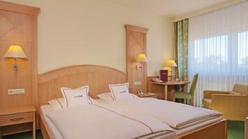 Hypo-allergenic bedding, individually decorated, individually furnished